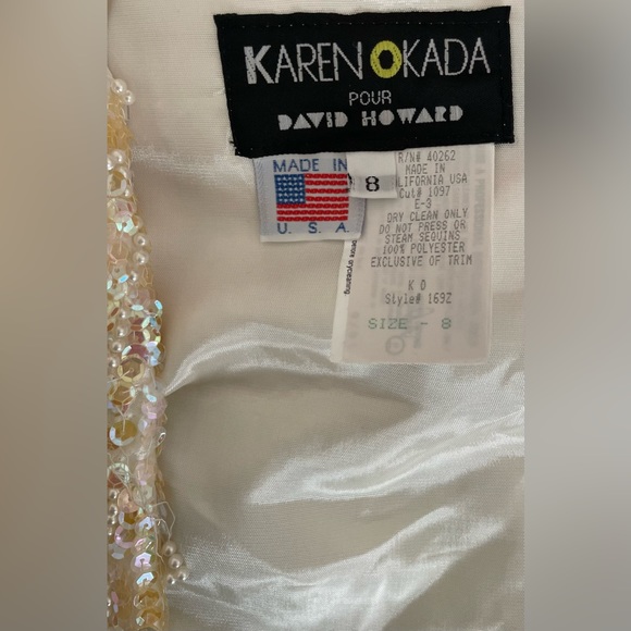 Vintage 2 piece Gown size 8 - Picture 17 of 17